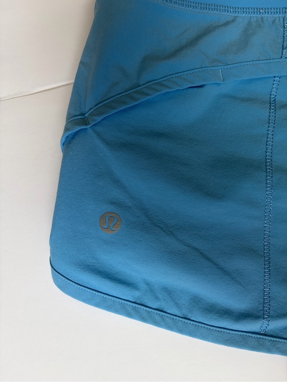 Lululemon Speed Short Blue Running Shorts Size 8 - Rare - Matching Bra Avail - Picture 4 of 6